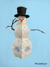 Load image into Gallery viewer, Snowflake Snowman
