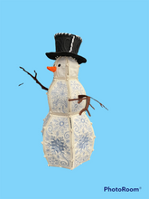 Load image into Gallery viewer, Snowflake Snowman
